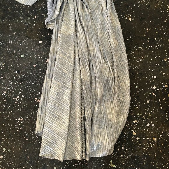 Bronx and Banco Gaia Gown Pebble Metallic Cut Out Party XS NWT $895 - Picture 8 of 10